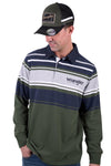 Wrangler Mens Rugby | Zane | Cypress / Navy