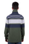 Wrangler Mens Rugby | Zane | Cypress / Navy