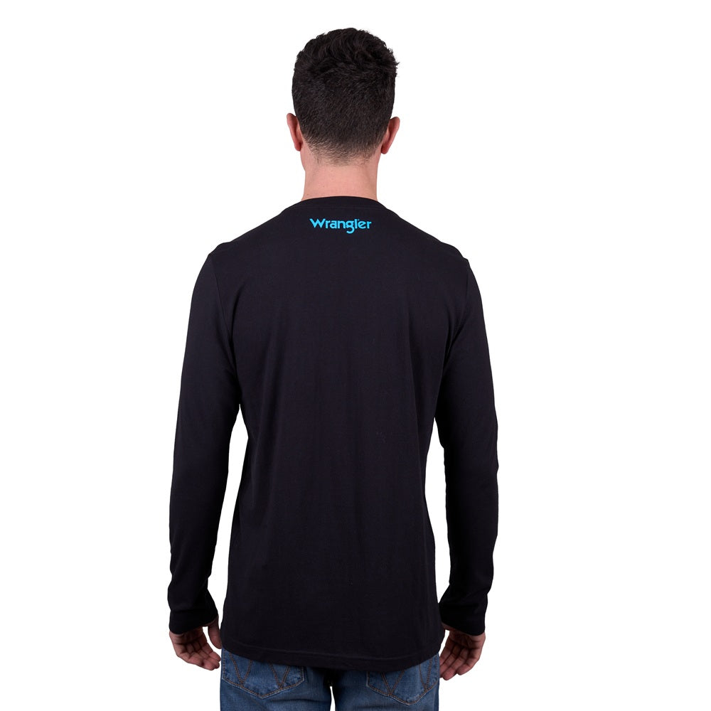Wrangler Mens T-Shirt | Liam | Black