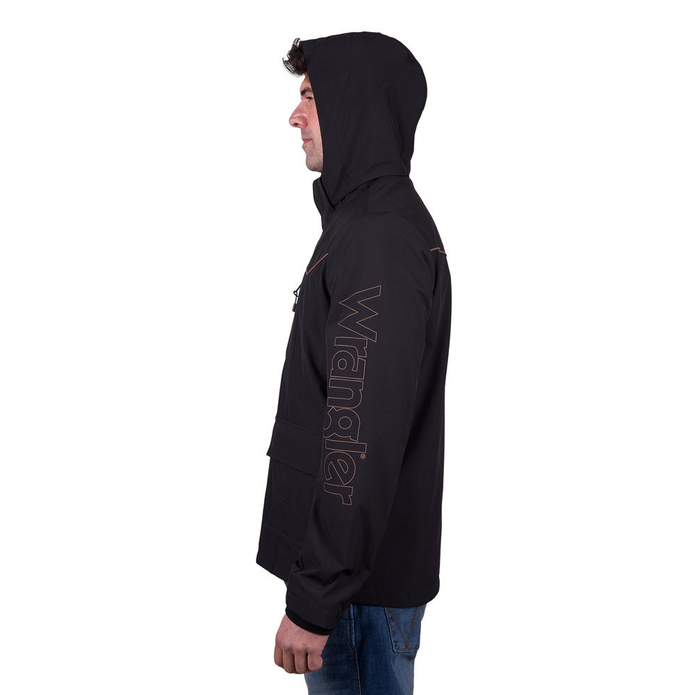 Wrangler Mens Logo Jacket | Cade | Black