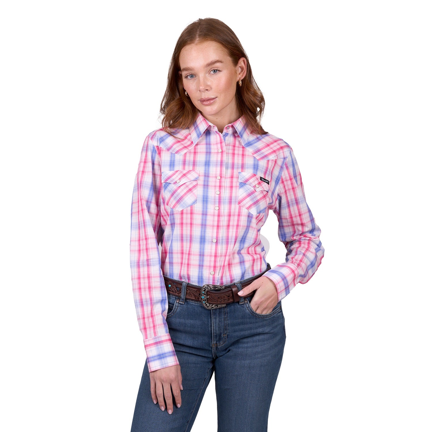 Wrangler Womens Shirt | Astrid | Pink Check