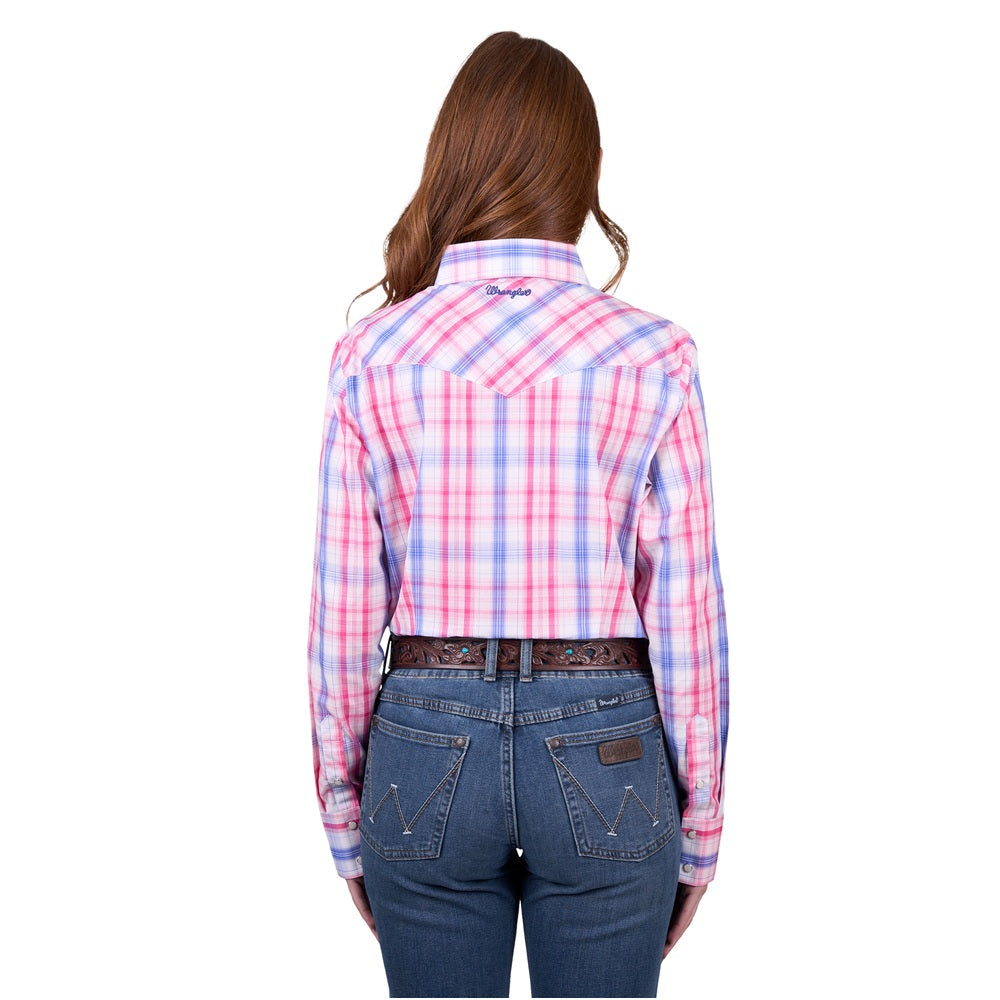 Wrangler Womens Shirt | Astrid | Pink Check