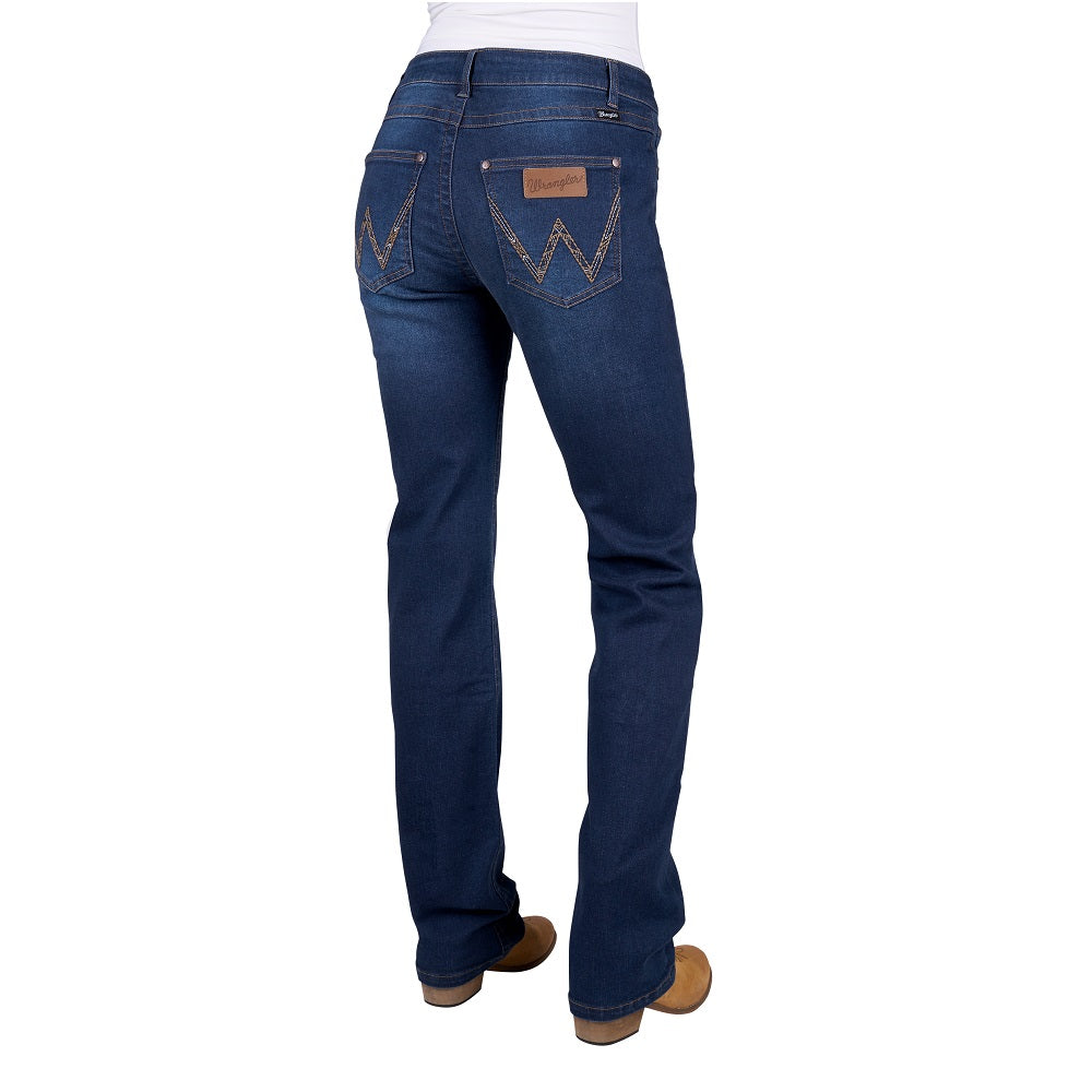 Wrangler Womens Jeans | Tia | Straight Leg | Dark Indigo