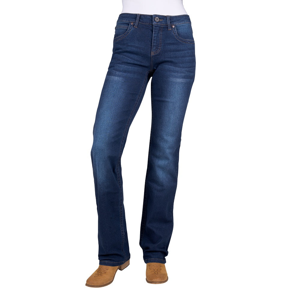 Wrangler Womens Jeans | Tia Straight Leg | Dark Indigo