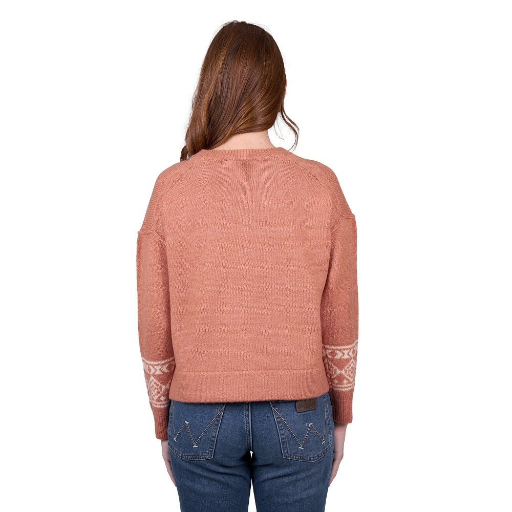 Wrangler Womens Jumper | Ruby | Clay
