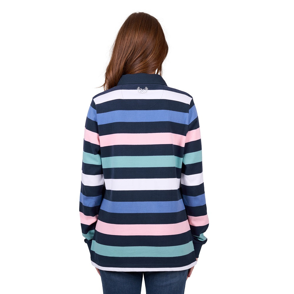 Wrangler Womens Rugby | Camden | Navy / Multi

