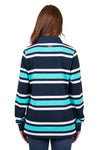 Wrangler Womens Rugby | Trisha | Navy / Aqua