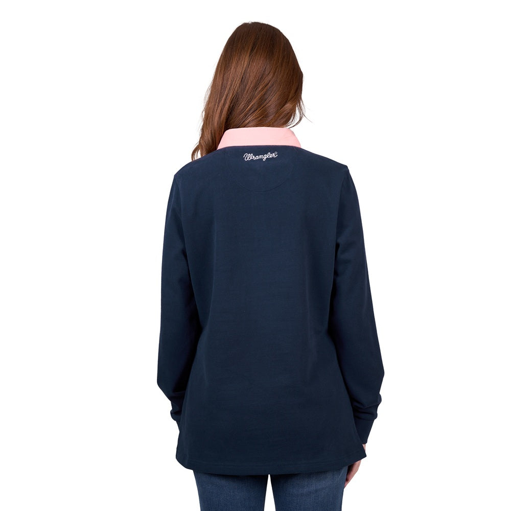 Wrangler Womens Rugby | Helga | Navy
