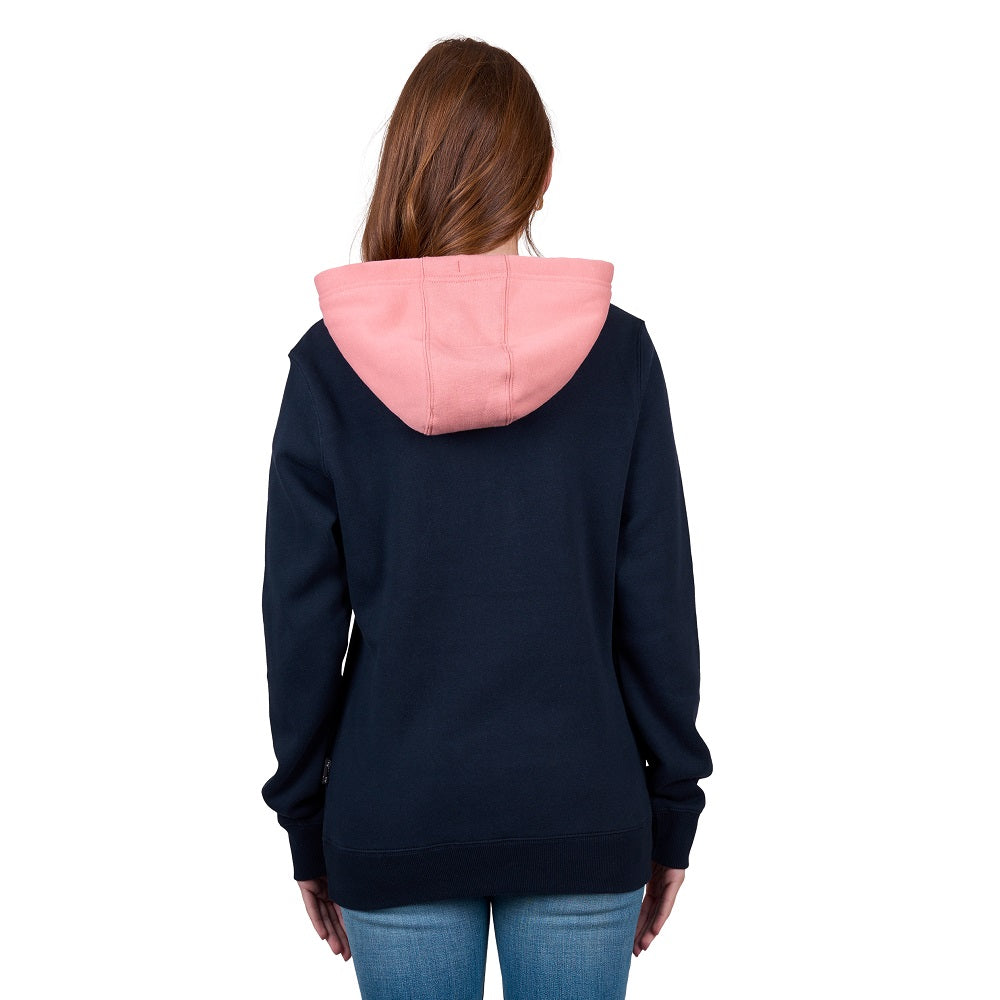 Wrangler Womens Hoodie | Mindy | Navy / Pink
