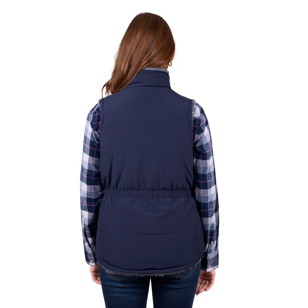 Wrangler Womens Vest | Denver | Navy / Charcole