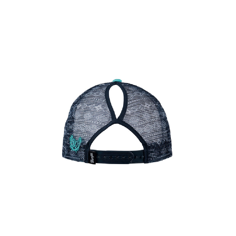 Wrangler Trucker Cap | Quinn | Aqua / Navy
