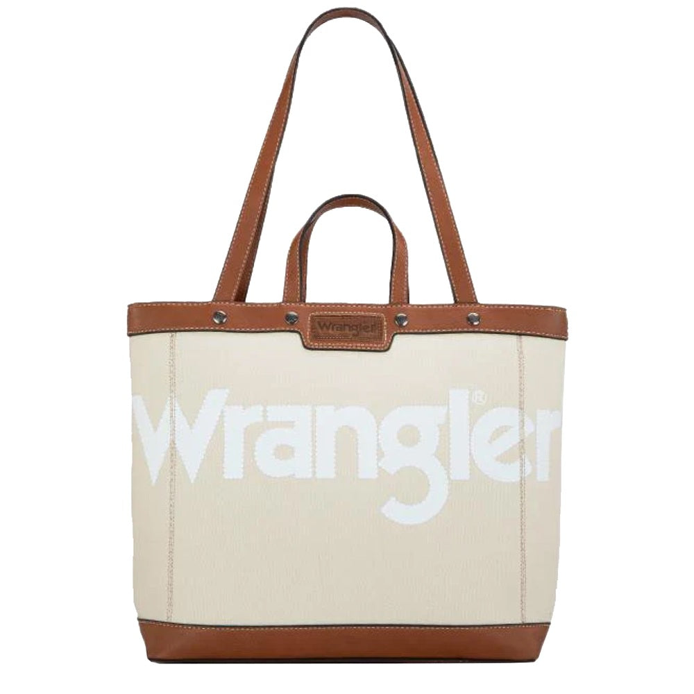 Wrangler Iconic Logo Tote | Canvas | Natural