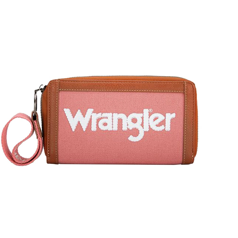 Wrangler Iconic Logo Wallet | Canvas | Pink