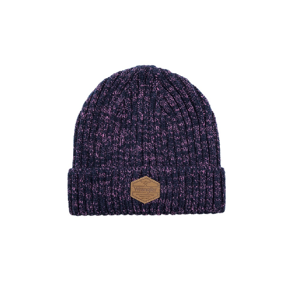 Wrangler Kids Beanie | Ghano | Navy / Pink
