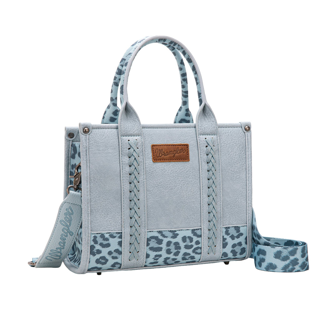 Wrangler Crossbody Bag | Leopard Print | Blue