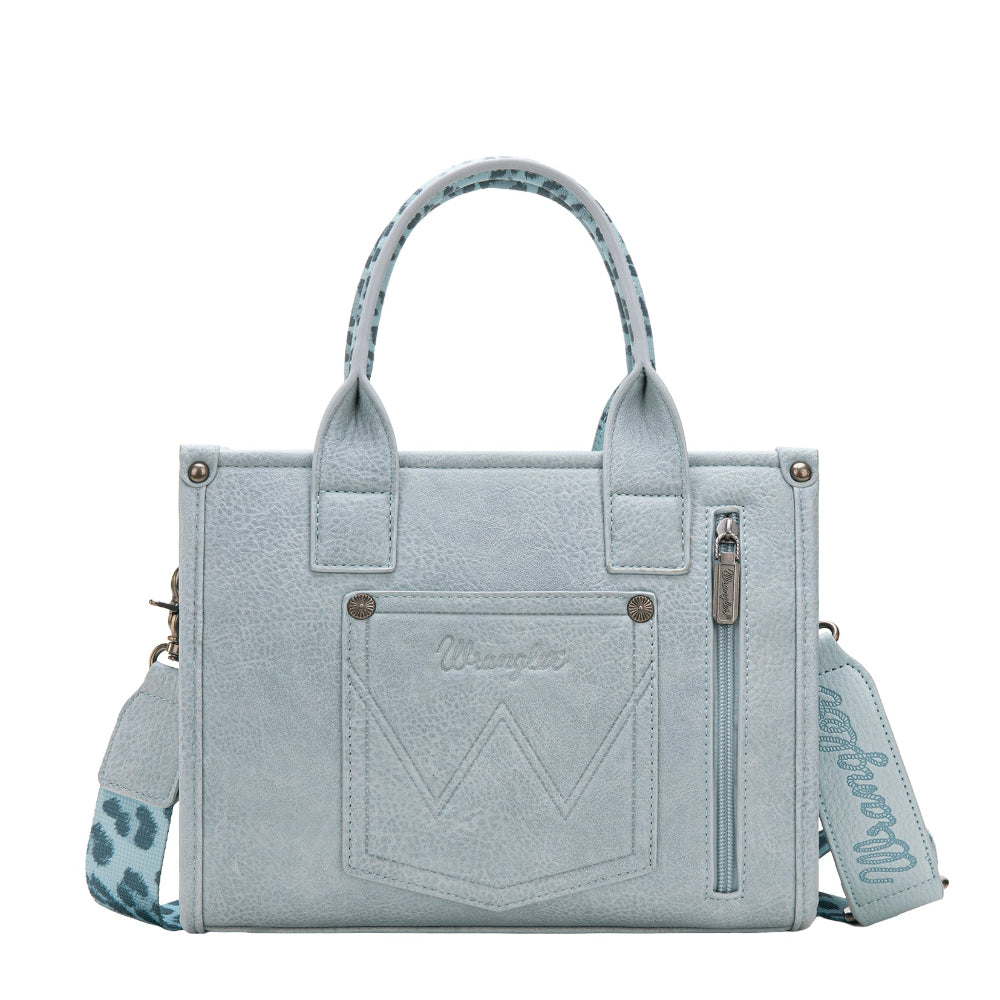 Wrangler Crossbody Bag | Leopard Print | Blue