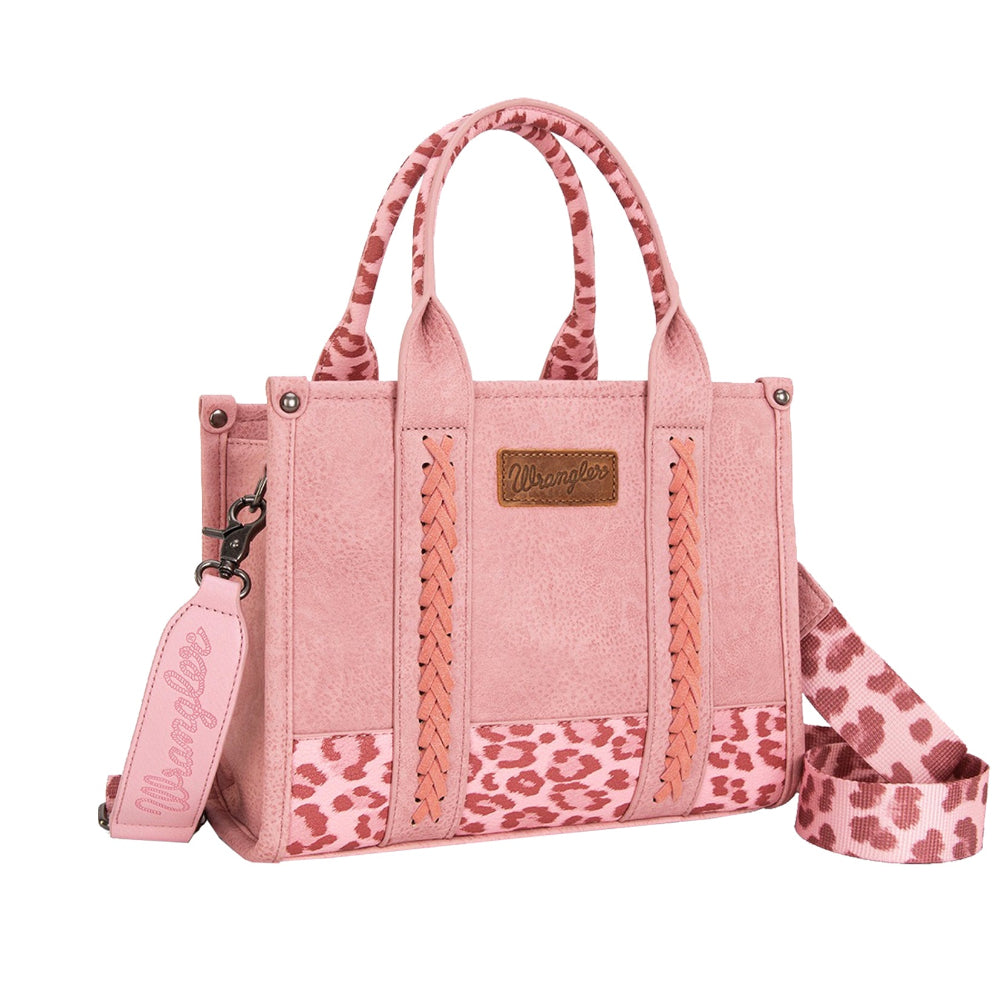 Wrangler Crossbody Bag | Leopard Print | Pink