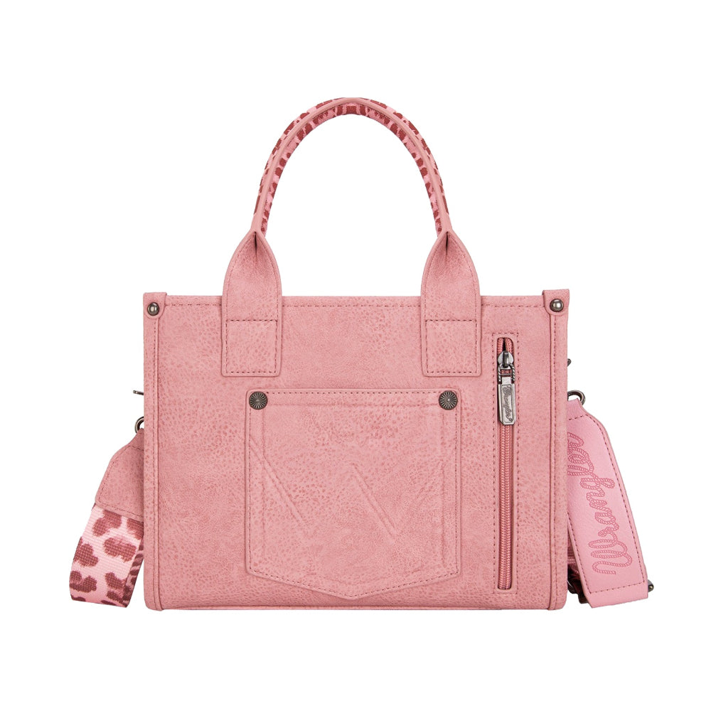 Wrangler Crossbody Bag | Leopard Print | Pink