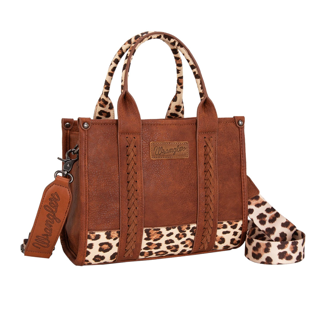 Wrangler Crossbody Bag | Leopard Print | Tan