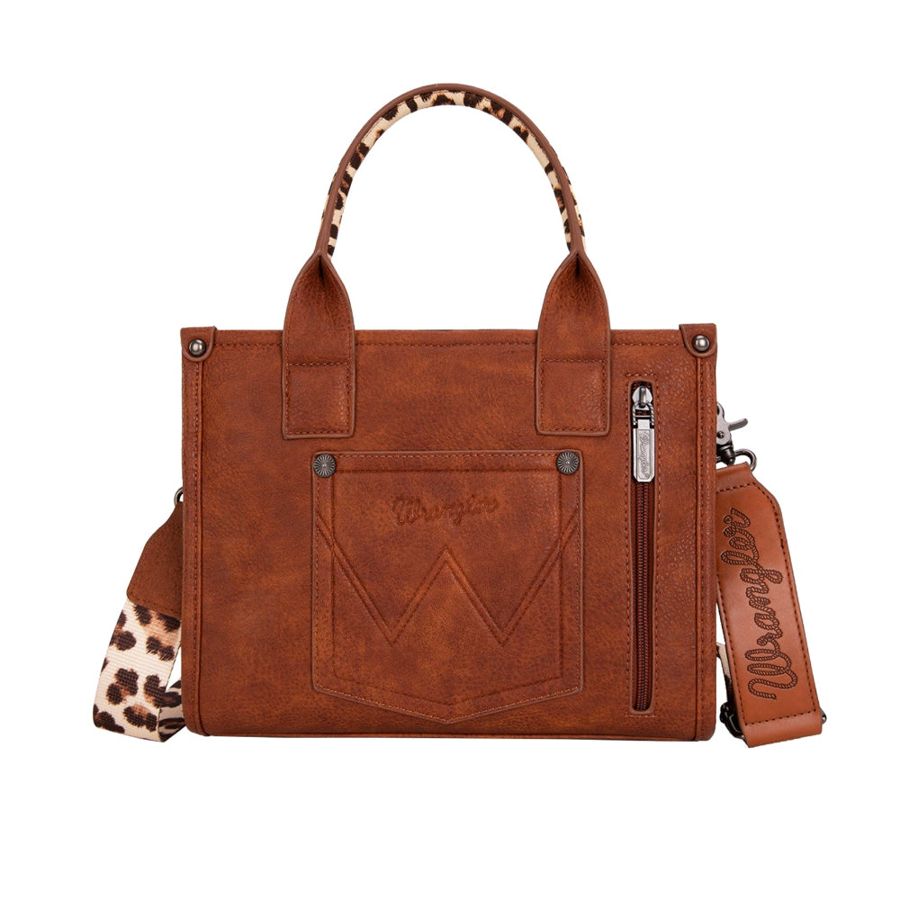 Wrangler Crossbody Bag | Leopard Print | Tan