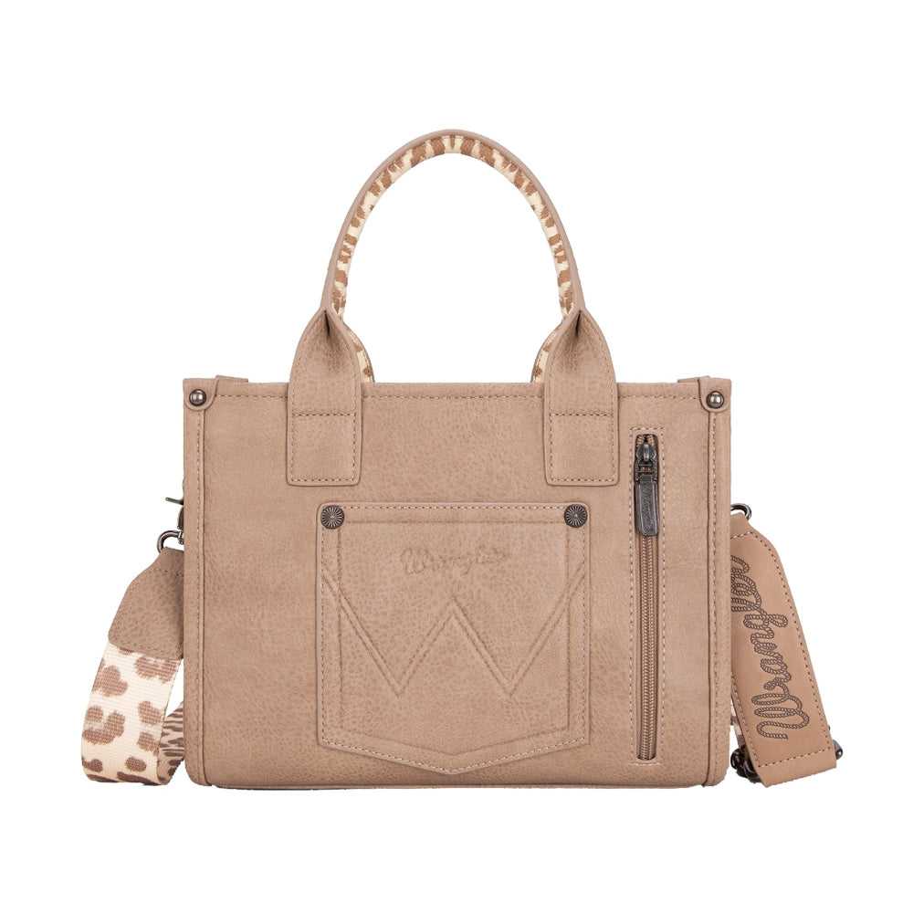 Wrangler Crossbody Bag | Leopard Print | Taupe