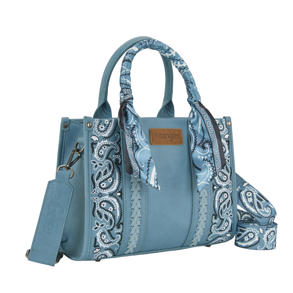 Wrangler Crossbody Bag | Paisley | Blue
