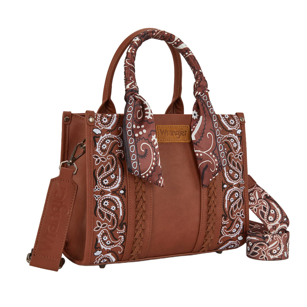 Wrangler Crossbody Bag | Paisley | Tan