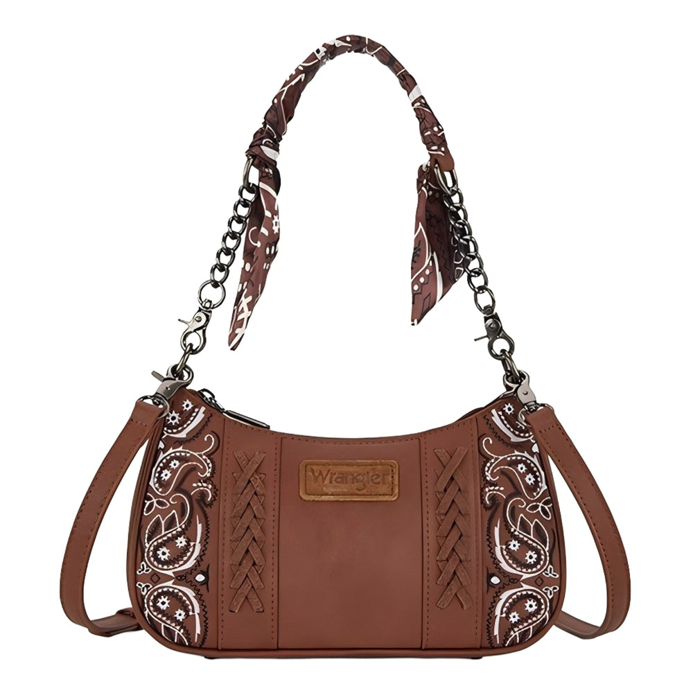 Wrangler Shoulder Bag | Paisley | Tan