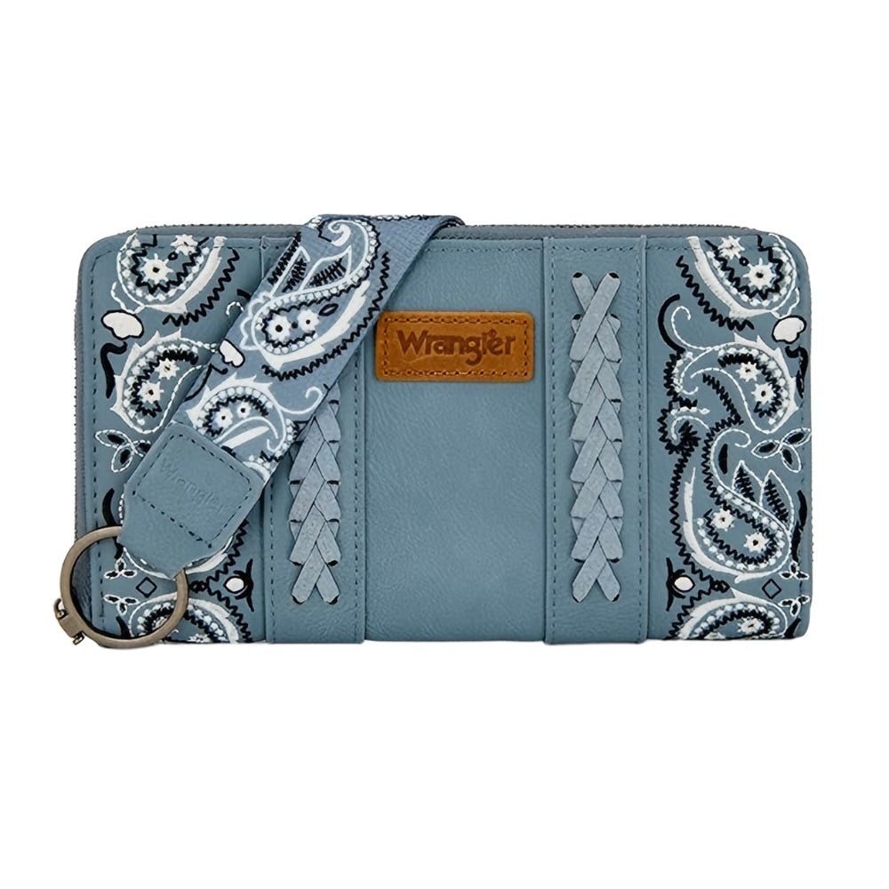 Wrangler Wallet | Paisley | Blue