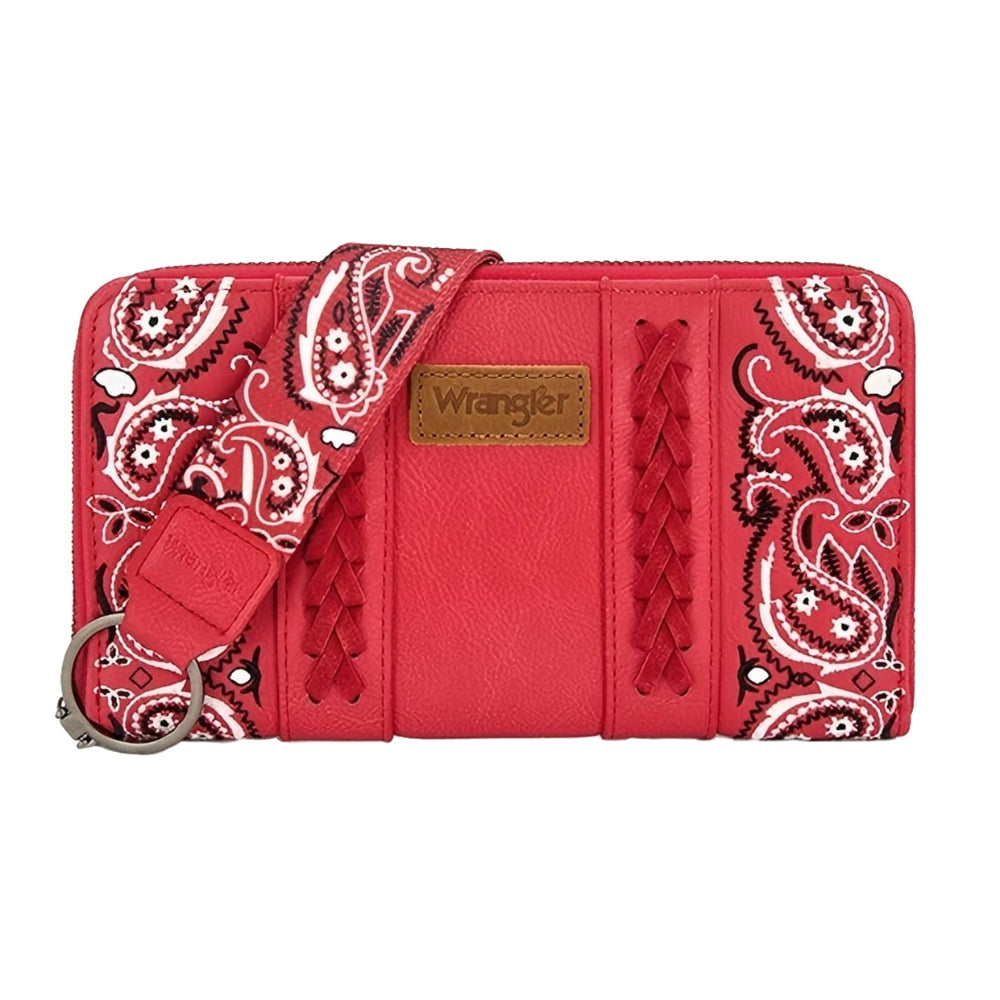 Wrangler Wallet | Paisley | Red