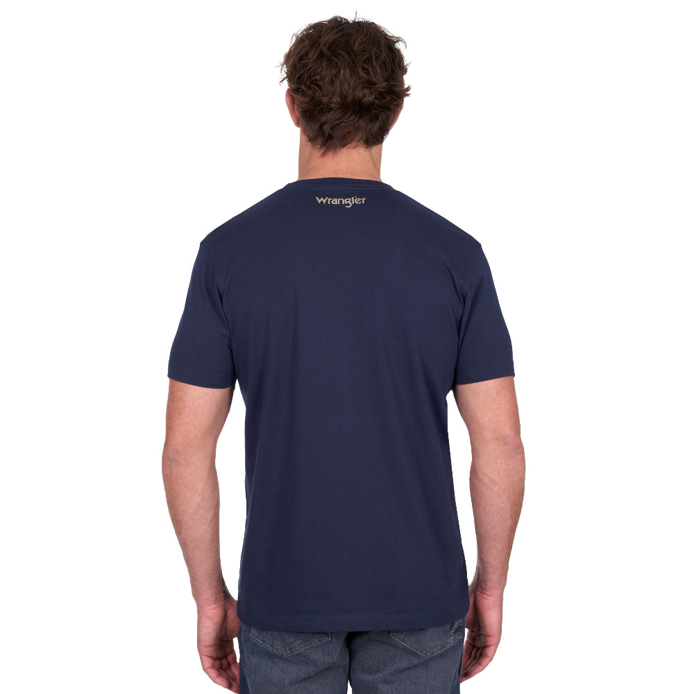 Wrangler Mens T-Shirt | Joel | Navy