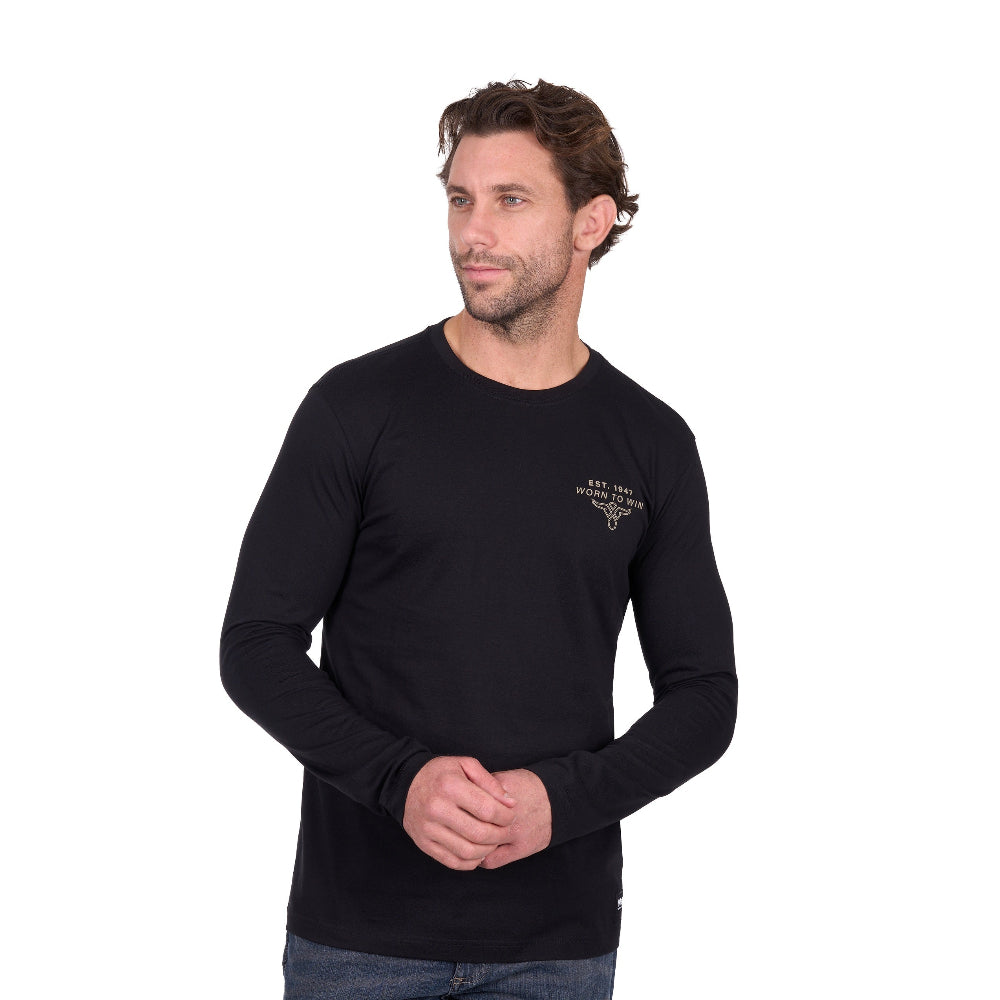 Wrangler Mens T-Shirt | Evan | Black