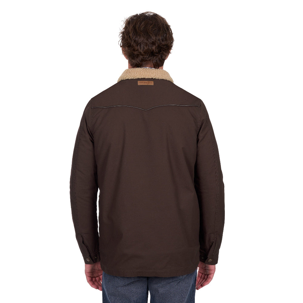 Wrangler Mens Jacket | Jerome | Chocolate