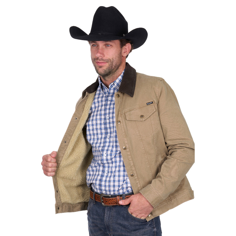 Wrangler Mens Jacket | Howard | Tan