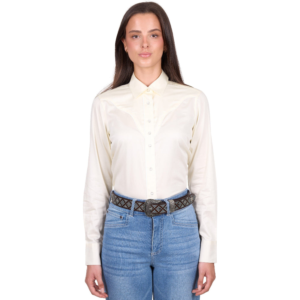 Wrangler Womens Shirt | Bridget Western | Cream