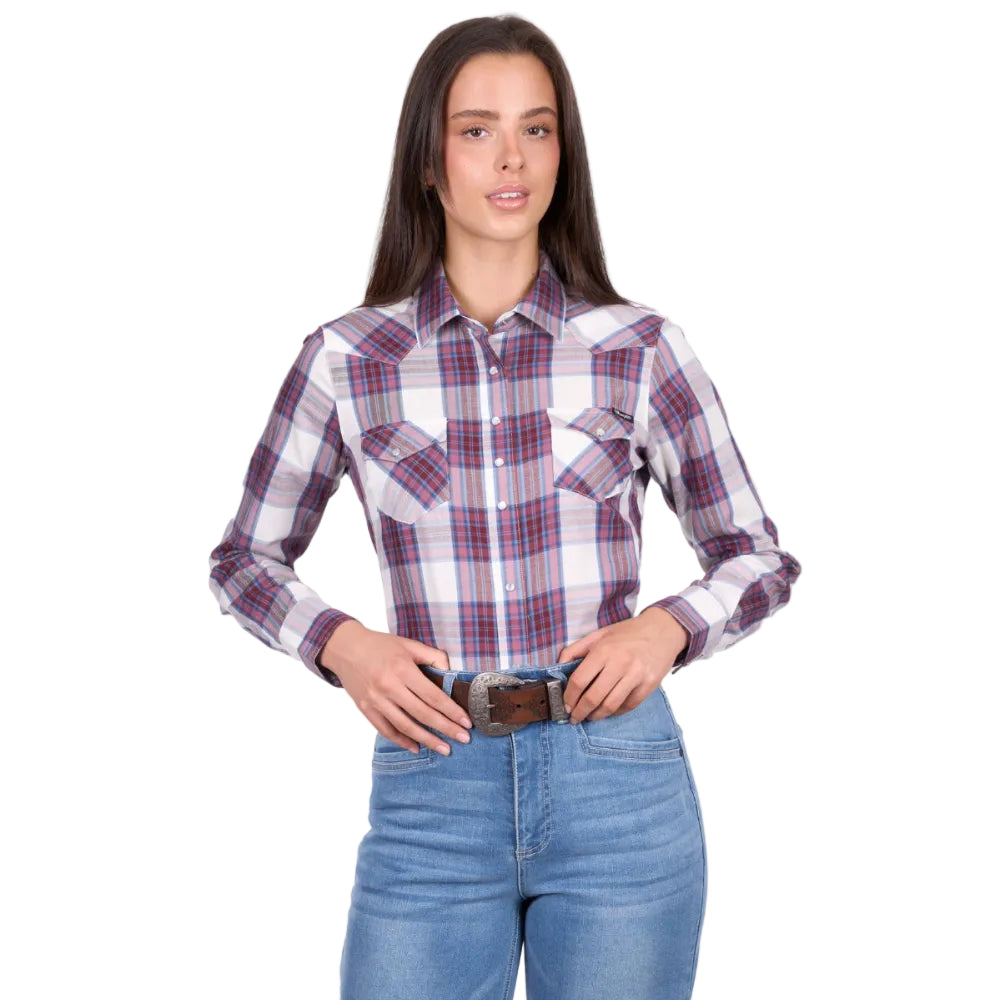 Wrangler Womens Shirt | Jaclyn | Berry