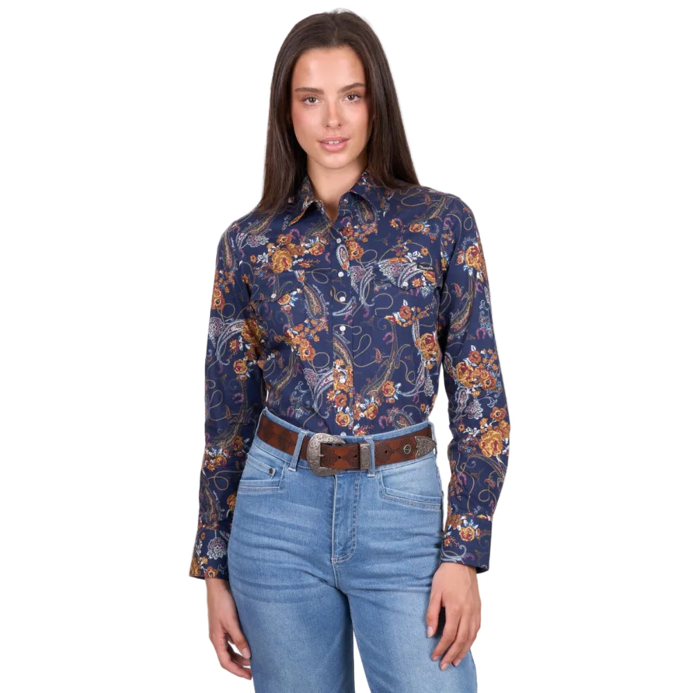 Wrangler Womens Shirt | Bronx | Navy