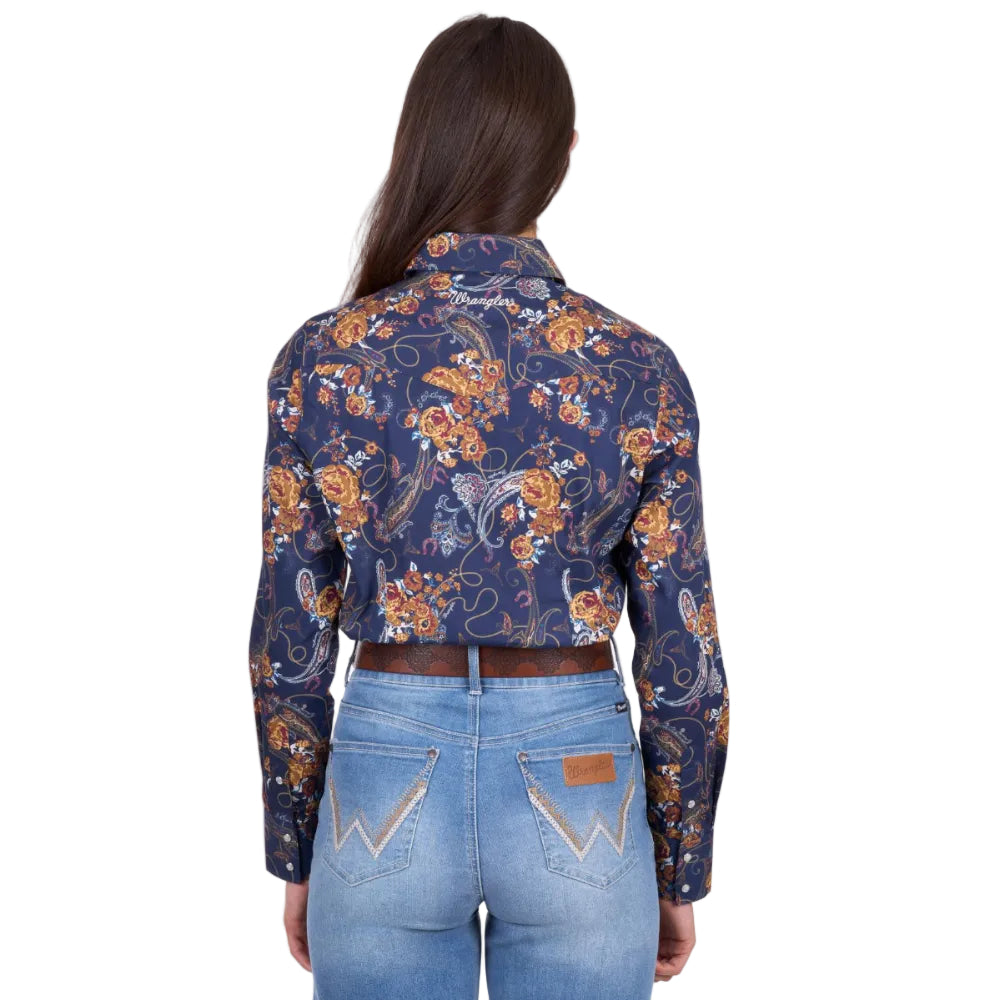 Wrangler Womens Shirt | Bronx | Navy