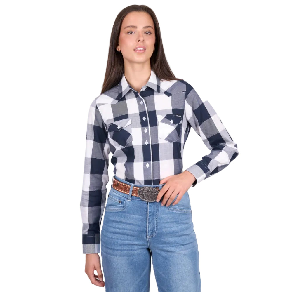 Wrangler Womens Shirt | Jewell | Navy