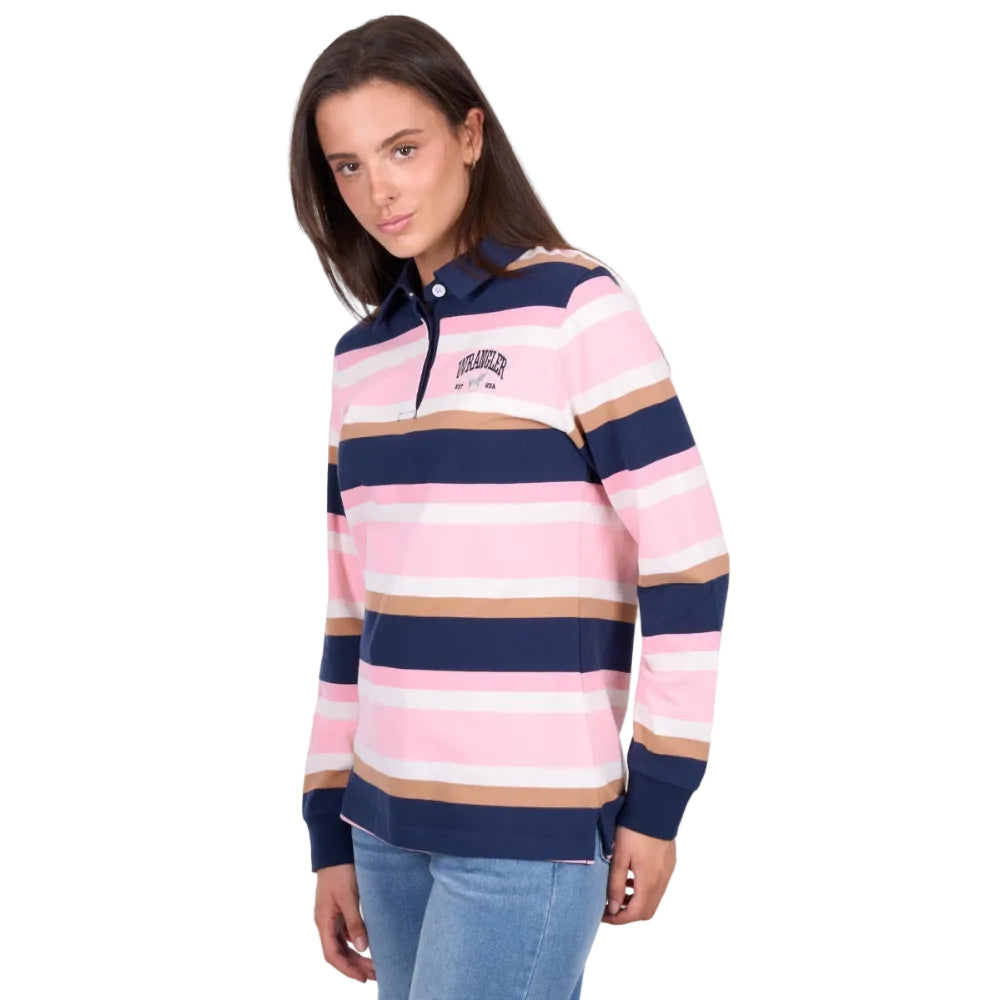 Wrangler Womens Rugby | Hollie | Pink / Navy