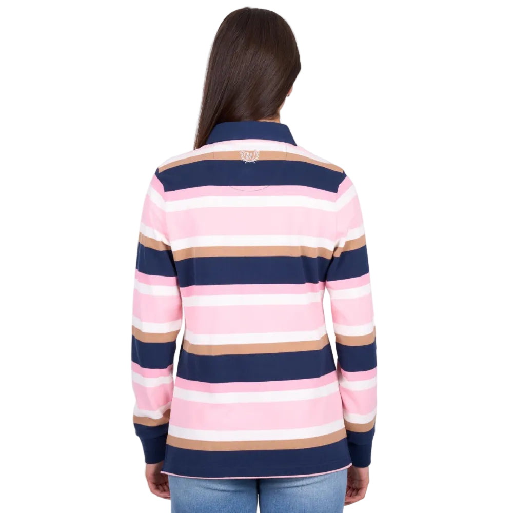 Wrangler Womens Rugby | Hollie | Pink / Navy