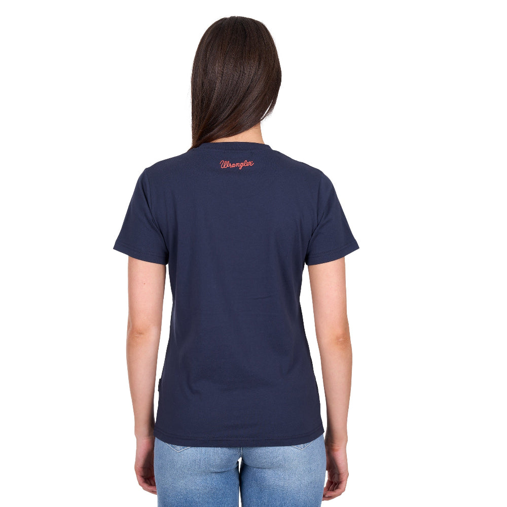 Wrangler Womens T-Shirt | Piper | Navy