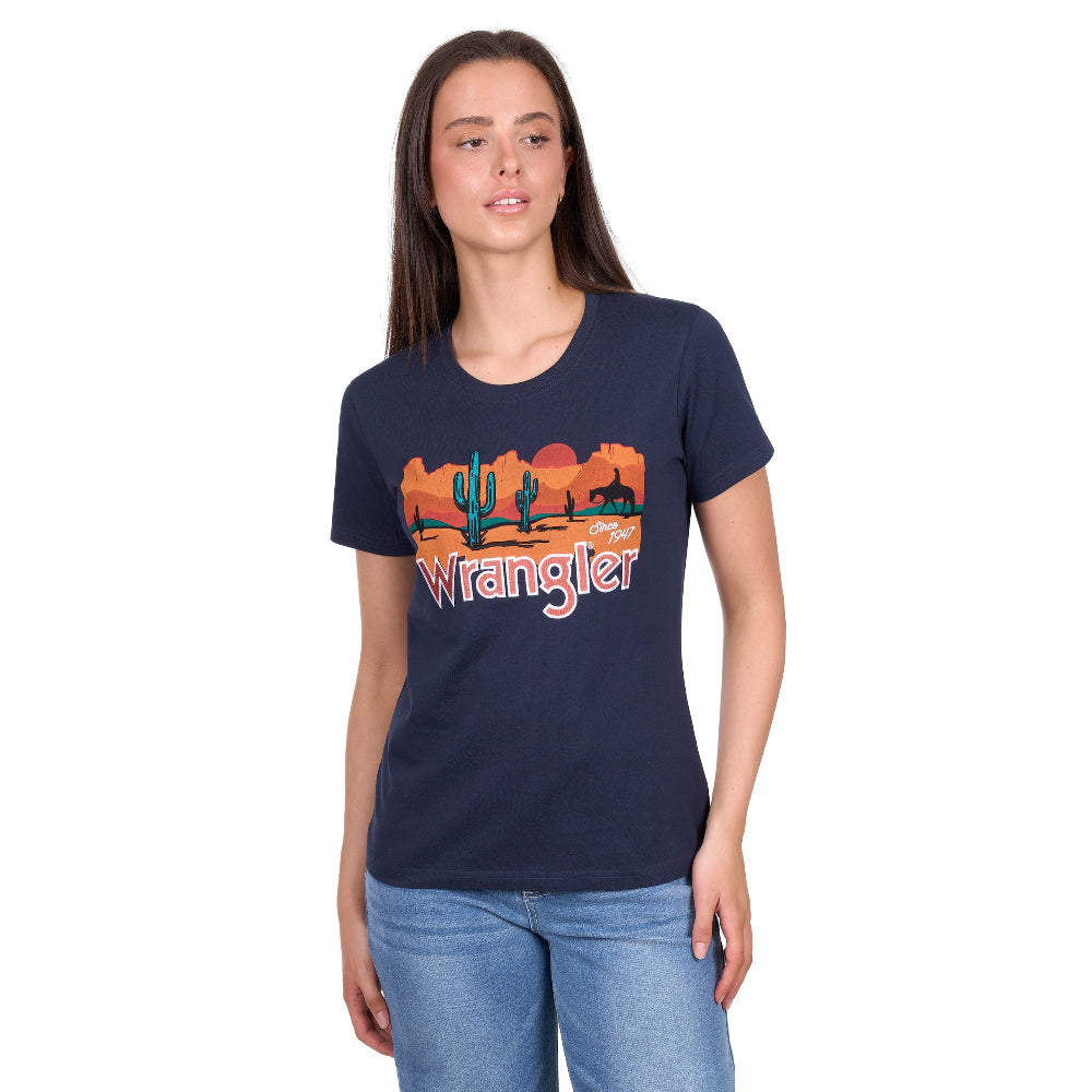 Wrangler Womens T-Shirt | Natasha | Navy