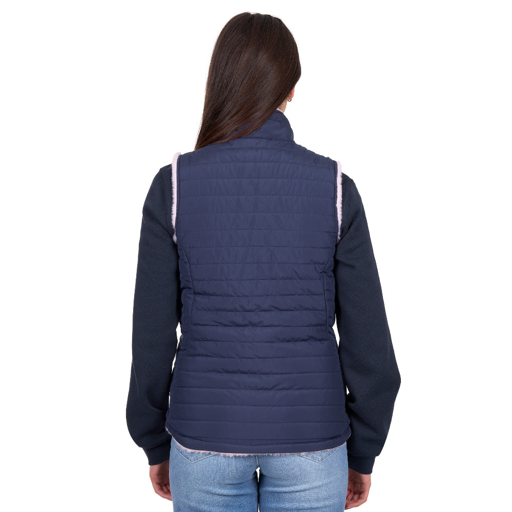 Wrangler Womens Vest | Marta | Navy / Pink