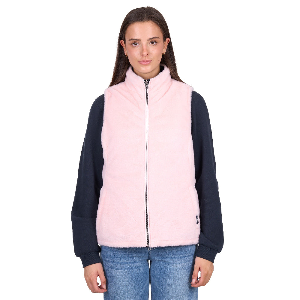 Wrangler Womens Vest | Marta | Navy / Pink