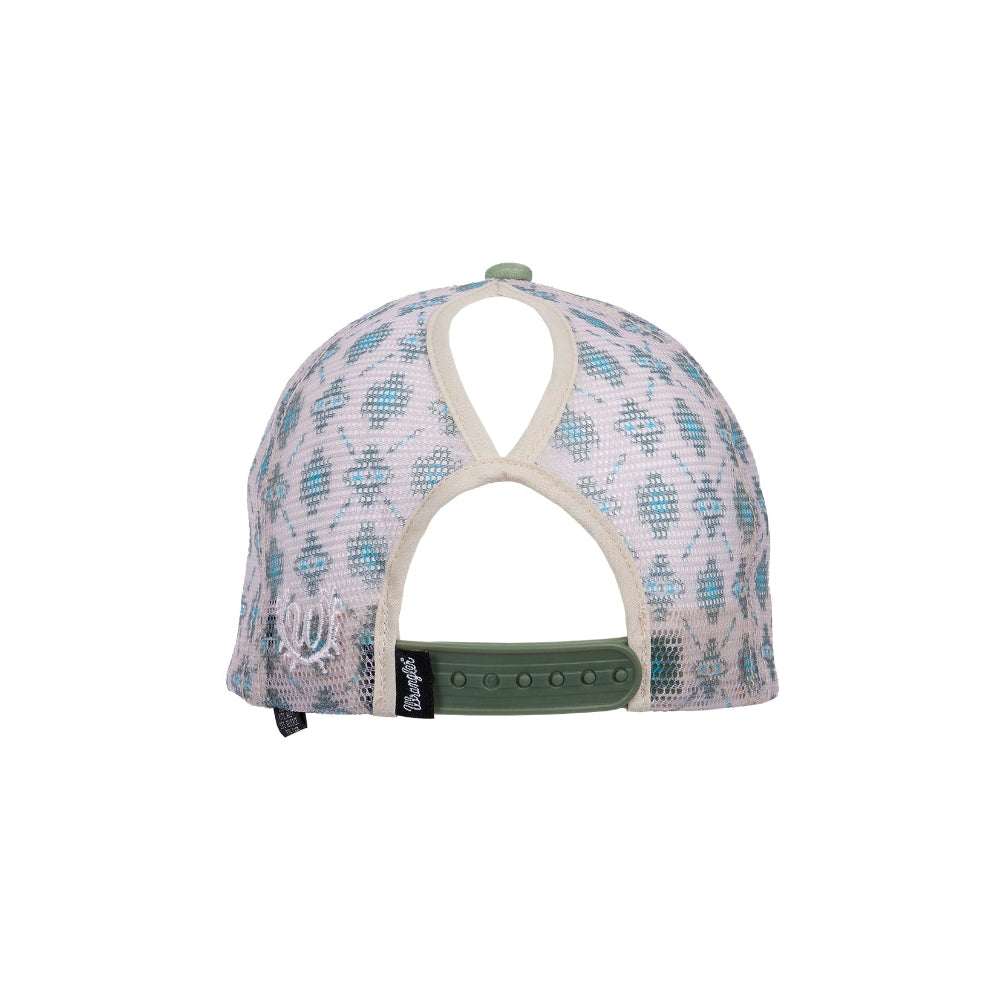 Wrangler Trucker Cap | Nat | Sage / Off White
