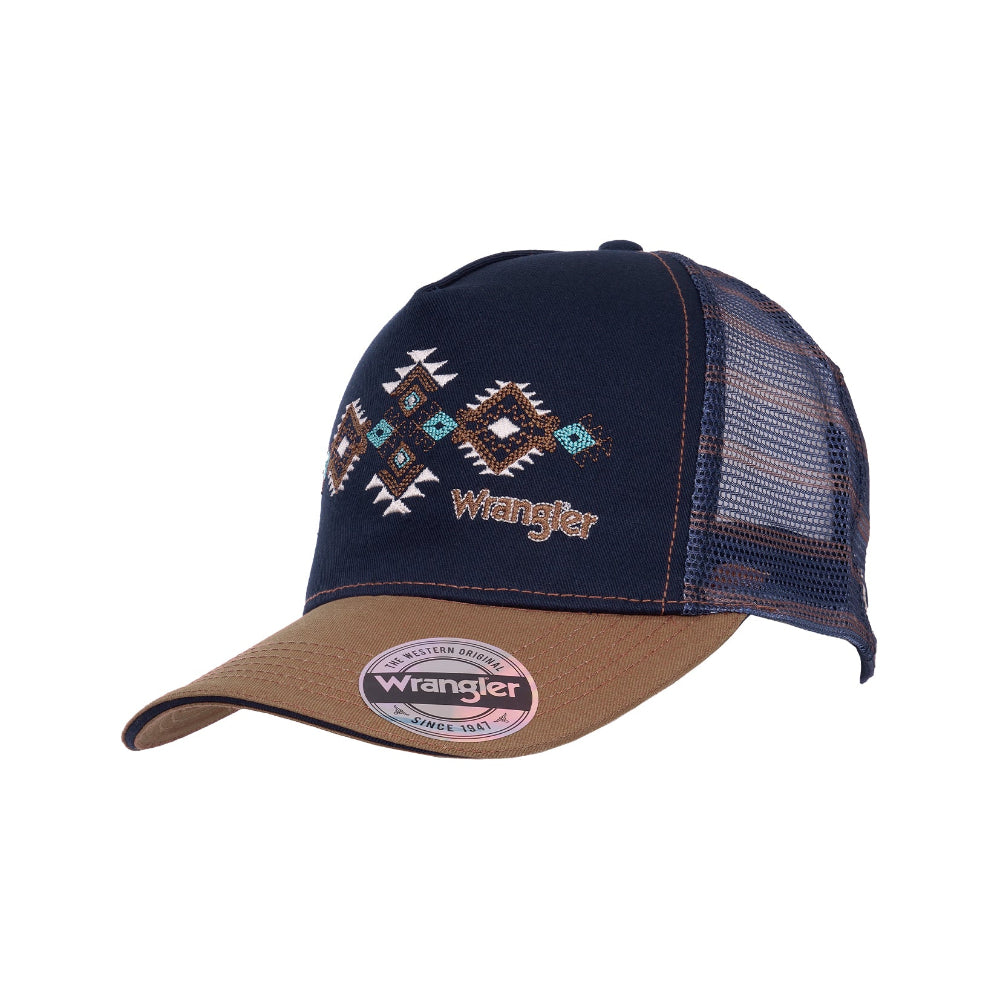 Wrangler Trucker Cap | Francis | Navy / Tan