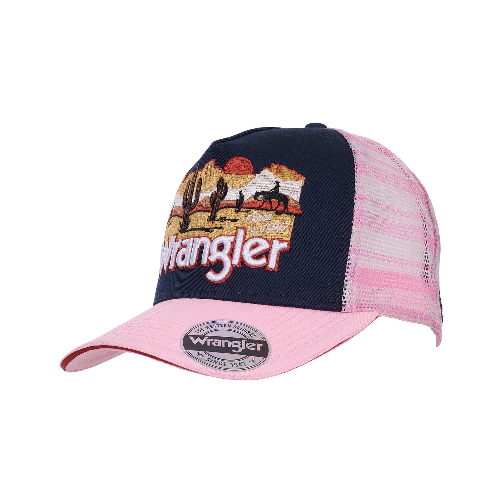Wrangler Trucker Cap | Darla | Navy / Pink