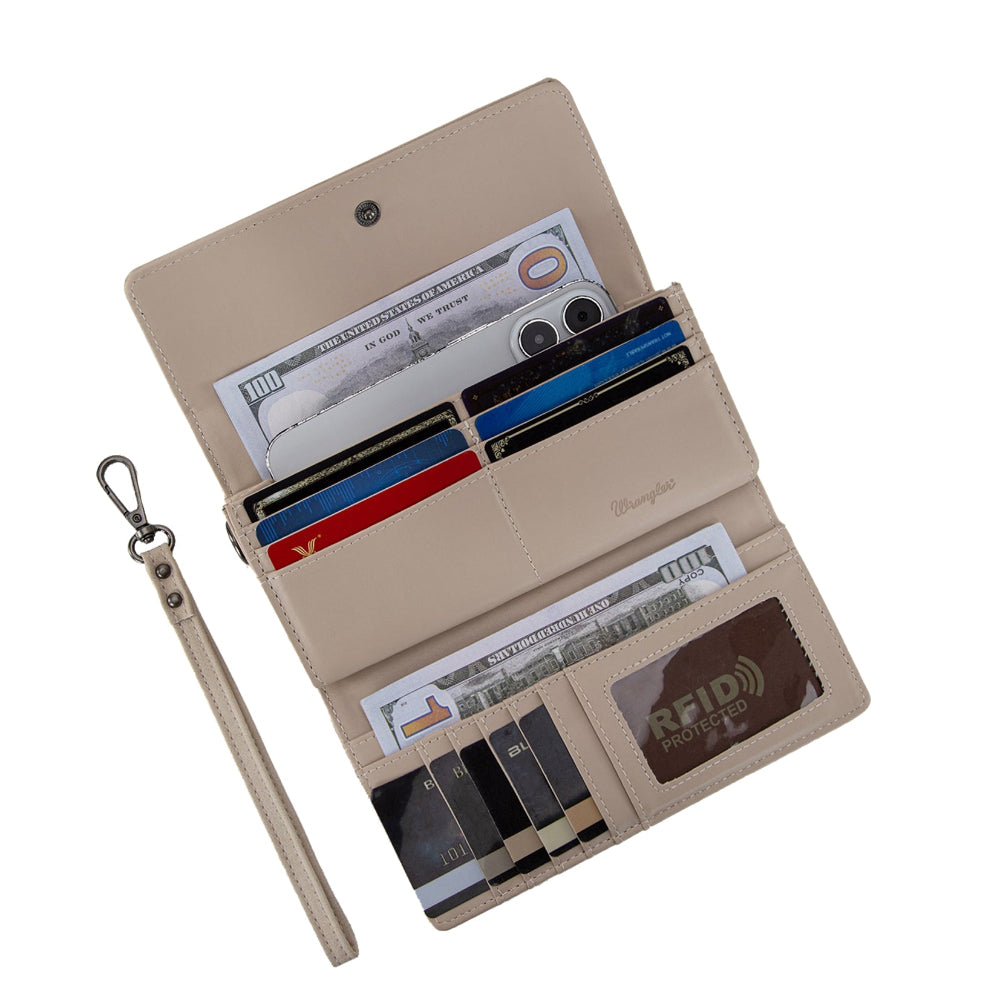 Wrangler Wallet | Harper Aztec | Beige