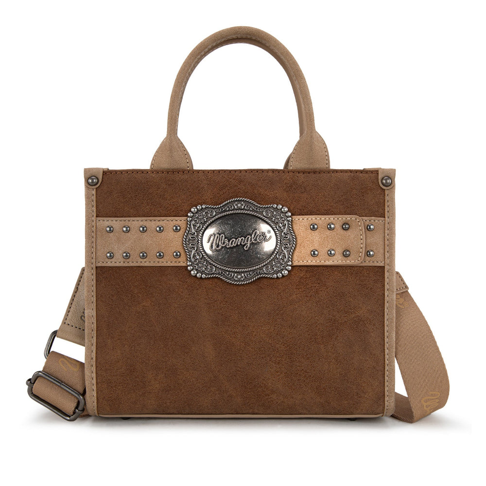 Wrangler Crossbody Bag | Feature Buckle | Tan